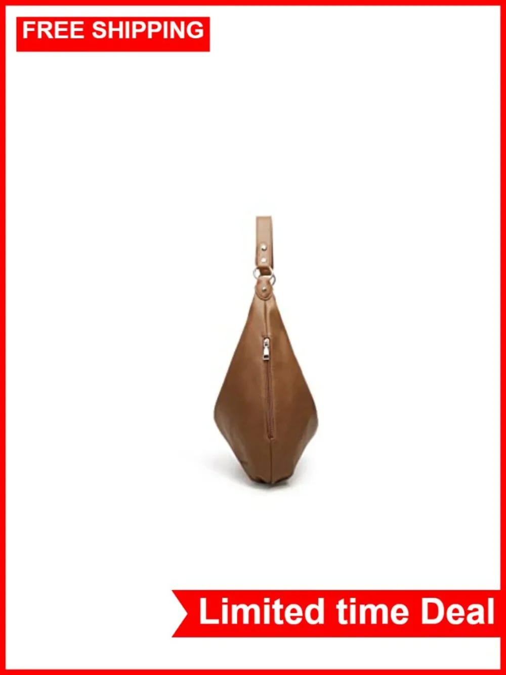 Hobo Bag for Women Soft Faux Leather Slouchy Shoulder Purse with Zipper